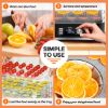 Picture of TNTANTS 10-Tray Food Dehydrator Machine, Dehydrator for Food and Jerky with 24H Timer and 95-176℉ Temperature Control, for Home, Fruit, Herbs, and Dog Treats