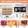 Picture of TNTANTS 10-Tray Food Dehydrator Machine, Dehydrator for Food and Jerky with 24H Timer and 95-176℉ Temperature Control, for Home, Fruit, Herbs, and Dog Treats