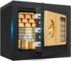 Picture of TNTANTS Electronic Digital Safe Box, 0.5 Cubic Feet Home Security Box for Office Hotel Business, Lock Box with Key Keypad for Cash Jewelry