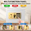 Picture of TNTANTS Electronic Digital Safe Box, 0.5 Cubic Feet Home Security Box for Office Hotel Business, Lock Box with Key Keypad for Cash Jewelry
