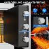 Picture of TNTANTS Electronic Digital Safe Box, 0.5 Cubic Feet Home Security Box for Office Hotel Business, Lock Box with Key Keypad for Cash Jewelry
