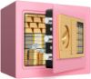 Picture of TNTANTS Electronic Digital Safe Box, 0.5 Cubic Feet Home Security Box for Office Hotel Business, Lock Box with Key Keypad for Cash Jewelry