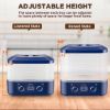 Picture of TNTANTS Food Dehydrator Machine, 6 Stackable BPA-Free Trays, with Digital Adjustable 48H Timer & 158℉ Temperature Control, Dryer for Fruit, Herbs, Meat, Veggies and Pet Treats(Blue)