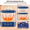 Picture of TNTANTS Food Dehydrator Machine, 6 Stackable BPA-Free Trays, with Digital Adjustable 48H Timer & 158℉ Temperature Control, Dryer for Fruit, Herbs, Meat, Veggies and Pet Treats(Blue)