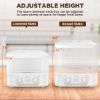 Picture of TNTANTS Food Dehydrator Machine, 6 Stackable BPA-Free Trays, with Digital Adjustable 48H Timer & 158℉ Temperature Control, Dryer for Fruit, Herbs, Meat, Veggies and Pet Treats(White)