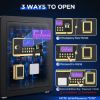 Picture of BESAFETY 3.5 Cuft Large Safe Box, Digital Keypad Home Security Safe With Fireproof Bag & Alarm System(Black)