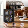 Picture of BESAFETY 4.6 Cuft Large Double Door Safe Box, Digital Keypad Home Security Safe With Fireproof Waterproof Bag for Money Office
