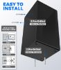 Picture of TNTANTS 7.6 Cuft Large Double Door Safe Box, Digital Keypad Home Security Safe With Fireproof Waterproof Bag & Adjustable Shelf, Security Safe for Money Business Office Black