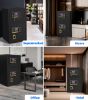 Picture of TNTANTS 7.6 Cuft Large Double Door Safe Box, Digital Keypad Home Security Safe With Fireproof Waterproof Bag & Adjustable Shelf, Security Safe for Money Business Office Black
