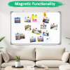 Picture of TNTANTS Magnetic White Board 36''×24'', Dry Erase Board for Home, School, Office, Silver Aluminium Frame Wall Mounted Whiteboard
