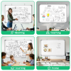Picture of TNTANTS Magnetic White Board 36''×24'', Dry Erase Board for Home, School, Office, Silver Aluminium Frame Wall Mounted Whiteboard