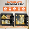 Picture of BESAFETY 2.5 Cuft Safe Box, Digital Keypad Home Security Safe With Fireproof Waterproof Bag & Adjustable Shelf
