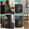 Picture of JEENY FRIDA BESAFETY 4.5 Cuft Large Safe Box, Digital Keypad Home Security Safe With Fireproof Waterproof Bag & Adjustable Shelf