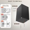 Picture of BESAFETY 5.6 Cuft Large Double Door Safe Box, Digital Keypad Home Security Safe With Fireproof Waterproof Bag for Money Office