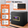 Picture of JENNY FRIDA BESAFETY 2.5 Cuft Safe Box, Digital Keypad Home Security Safe With Fireproof Waterproof Bag & Adjustable Shelf