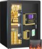 Picture of JEENY FRIDA BESAFETY 3.5 Cuft Large Safe Box, Digital Keypad Home Security Safe With Fireproof Bag & Alarm System(Black)