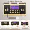 Picture of BESAFETY 5.6 Cuft Large Double Door Safe Box, Digital Keypad Home Security Safe With Fireproof Waterproof Bag for Money Office