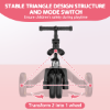 Picture of TNTANTS 4 in 1 Toddler Bike, Kids Tricycle for 1-5 Years Old, Toddler Tricycle for Boy Girl, Baby Balance Bike with Parent Steering Push Handle, Removable Pedal, Adjustable Seat White