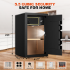 Picture of JEENY FRIDA BESAFETY 5.5 Cuft Large Safe Box, Security Home Safe with Interior Safe Lock Box, Fireproof Waterproof Document Bag, Electronic Keypad Digital Lock, for House Office