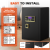 Picture of JEENY FRIDA BESAFETY 5.5 Cuft Large Safe Box, Security Home Safe with Interior Safe Lock Box, Fireproof Waterproof Document Bag, Electronic Keypad Digital Lock, for House Office