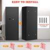 Picture of SYSENFO 12-15 Gun Cabinet, Quick Access Long Gun Safe for Home Rifles and Pistols, Large Unassembled Rifle Safe with Removable Shelves, Digital Keypad, Pegboard