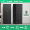 Picture of SYSENFO 12-15 Gun Cabinet, Quick Access Long Gun Safe for Home Rifles and Pistols, Large Unassembled Rifle Safe with Removable Shelves, Digital Keypad, Pegboard